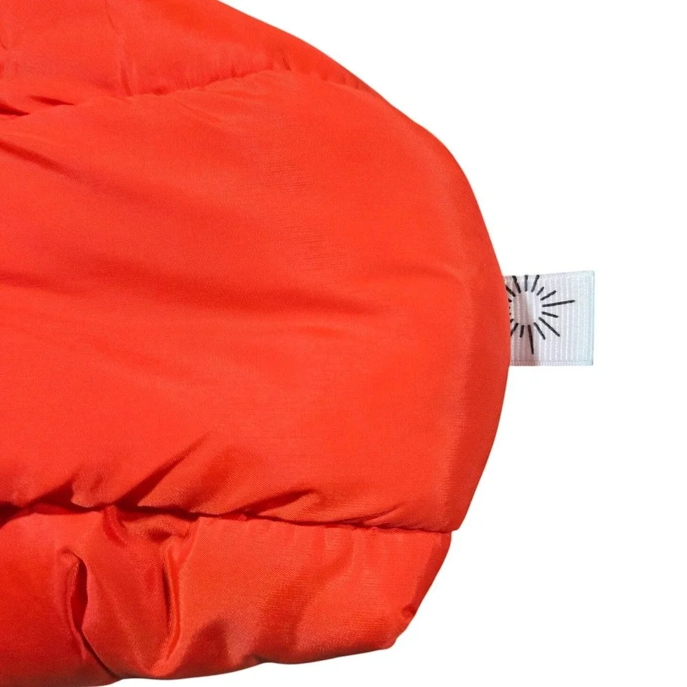 Aerie‎ Offline Puffer Pouch Bag Red Small Makeup Travel Zip Closure Bag